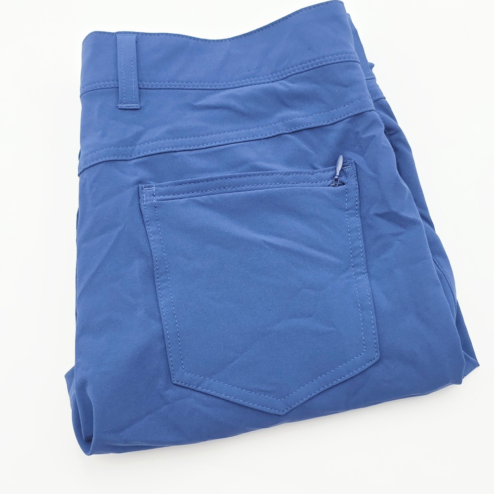 Mizzen+Main Helmsman Athletic Taper Pants Blue Mens 29x30 Stretch 5-Pocket